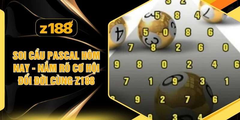 Soi Cầu Pascal Hôm Nay - Nắm Rõ Cơ Hội Đổi Đời Cùng Z188