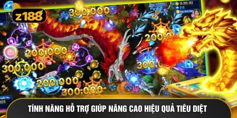 Tính năng hỗ trợ giúp nâng cao hiệu quả tiêu diệt 